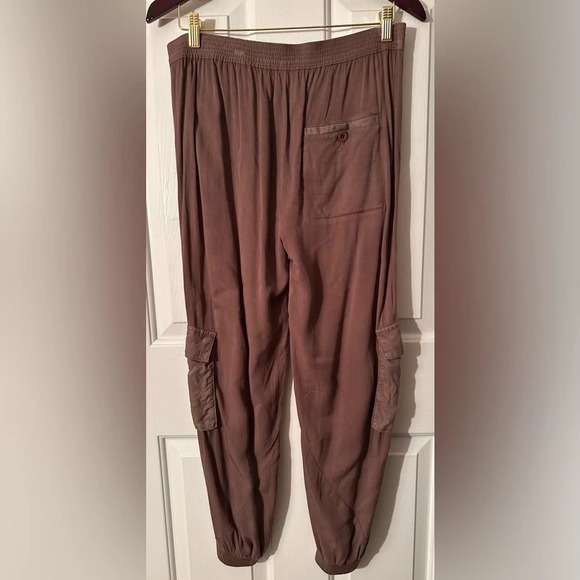 BDG Urban Outfitters Nordstrom Taupe Tencel Nylon Soft Utility Cargo Joggers S - Picture 4 of 15
